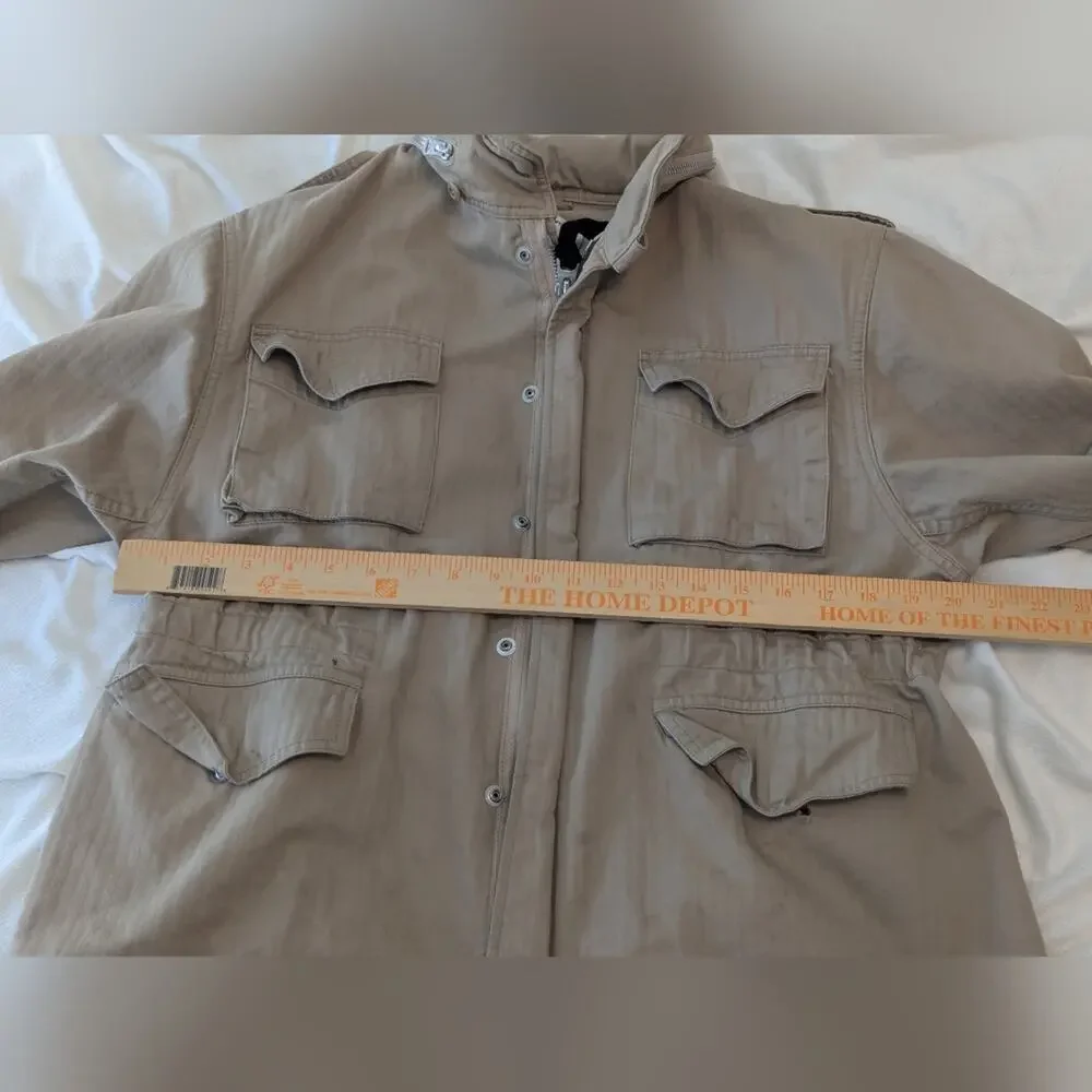 Vis A Vis Military Chore Utility Canvas Jacket, Sz 2 (S US)